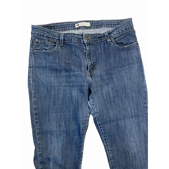 Levis Classic Mid rise Skinny medium wash stretch jeans 33x32 (16M) - Picture 2 of 11